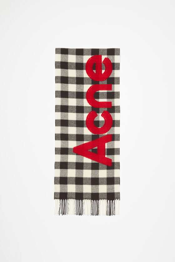 (image for) Delicious Check logo scarf